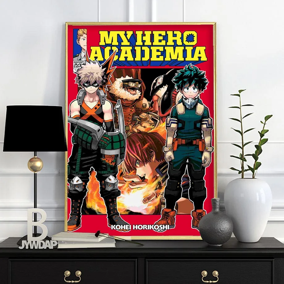 

Posters And Prints My Hero Academia Japanese Anime Pictures On The Wall Canvas Painting Art Decoration Bedroom Home Decor Cuadro