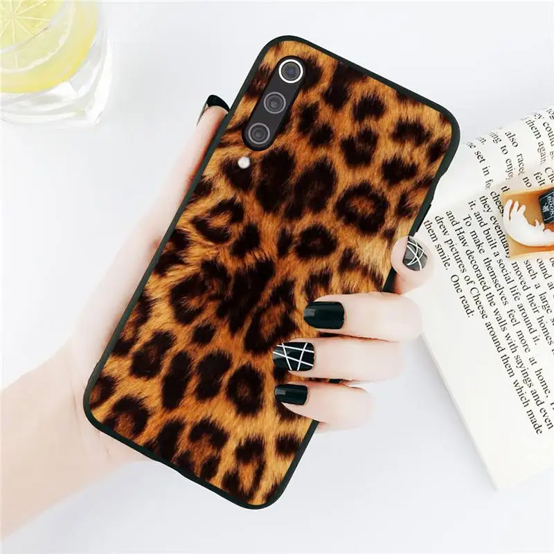 

Leopard cheetah skin print pattern Phone Case For Xiaomi Redmi note 7 8 9 t k30 max3 9 s 10 pro lite Luxury brand shell