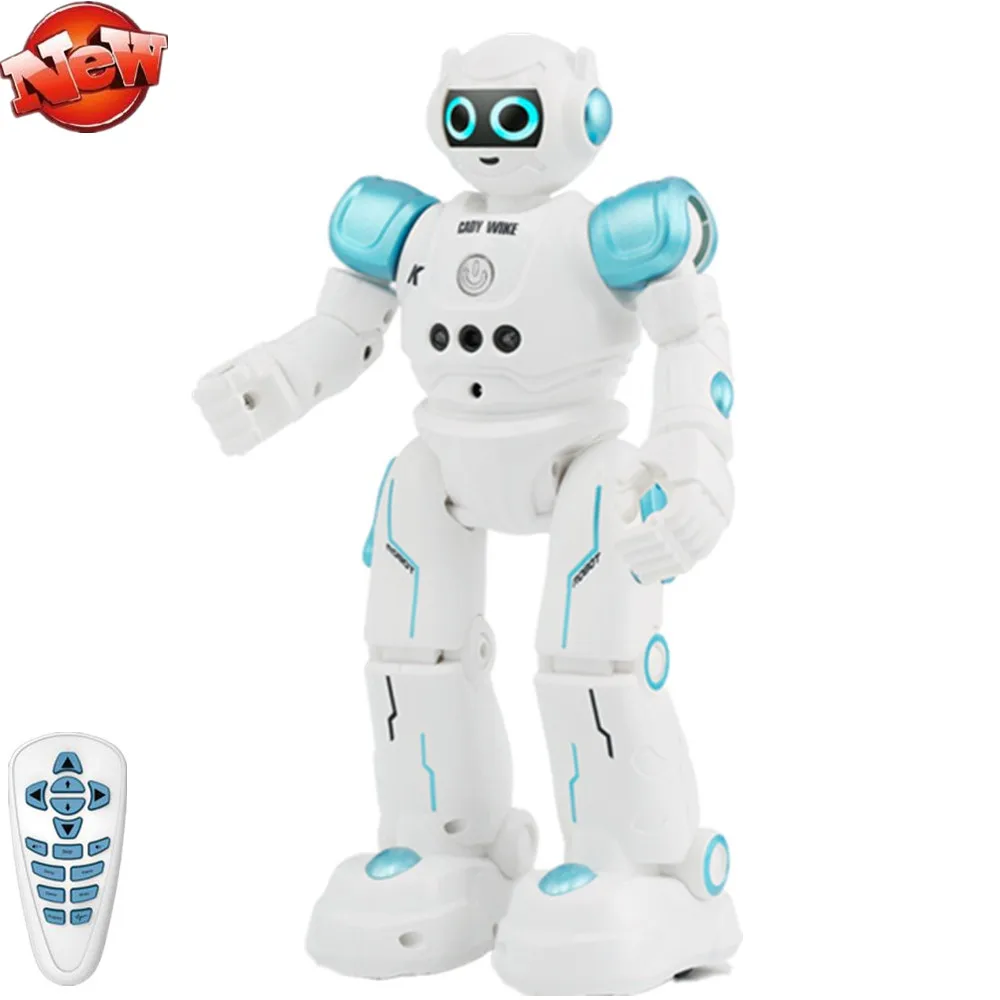 Мальчик и девочка образование электрический RC умный робот игрушка один ключ
