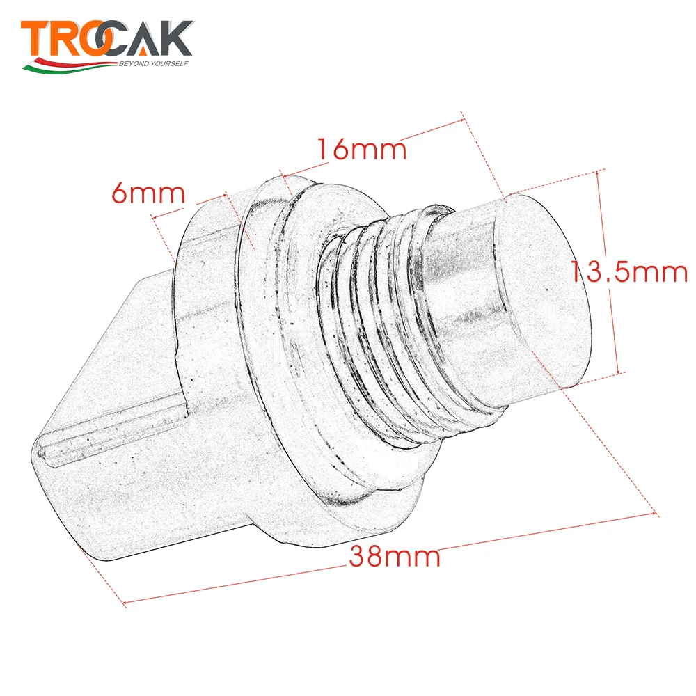 

Orange Motorcycle Engine Magnetic Oil Drain Plug CNC Aluminum for KTM DUKE 390 2013-2020, DUKE 125/200, Duke 250 2017 2018