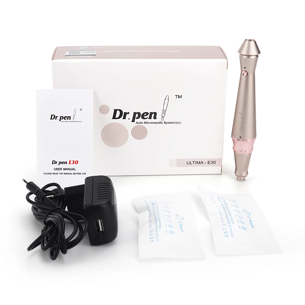 

Dr Pen Ultima E30 Electric Mesotherapy Derma Pen Microneedling Dermapen Facial Treatment Beauty Machine with 12 Pcs Cartridges