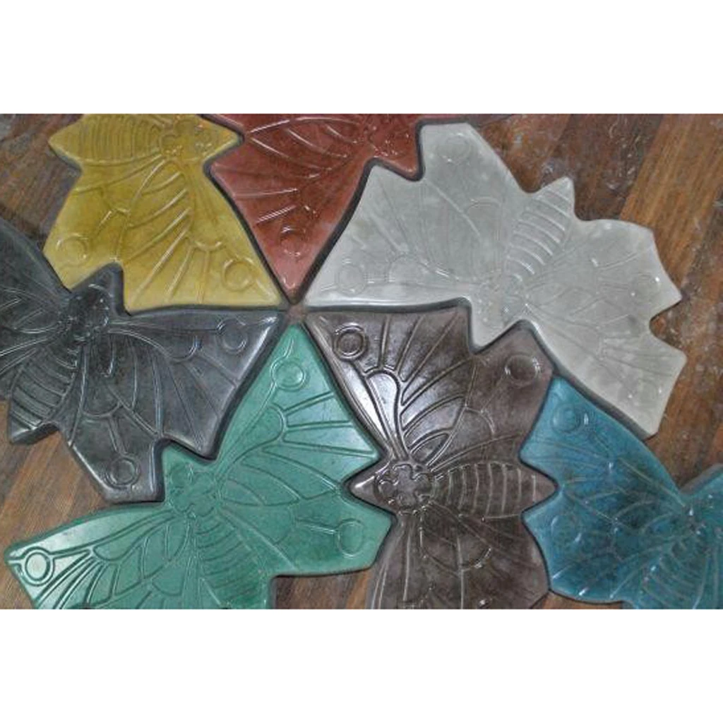 

Butterfly Shape Stepping Stone Mold Concrete Paving Mold Garden Walk Maker Reusable Stepping Plaster Stone Mould DIY