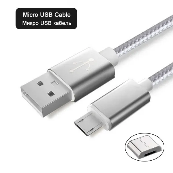 Silver SUPTEC Быстрая зарядка USB кабели Micro USB кабель Android мобильный телефон кабель синхронизации данных для samsung huawei Xiaomi USB кабель 3 м/2 м - Цвет: Silver