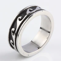 size 6 15 fashion luxury adjustable open stainless steel for women men s rings