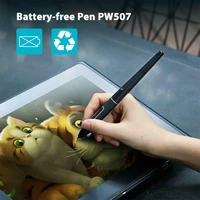 new explosion battery free stylus pen with two express keys pw507 for huion digital graphics tablets kamvas pro 12 13 16 20