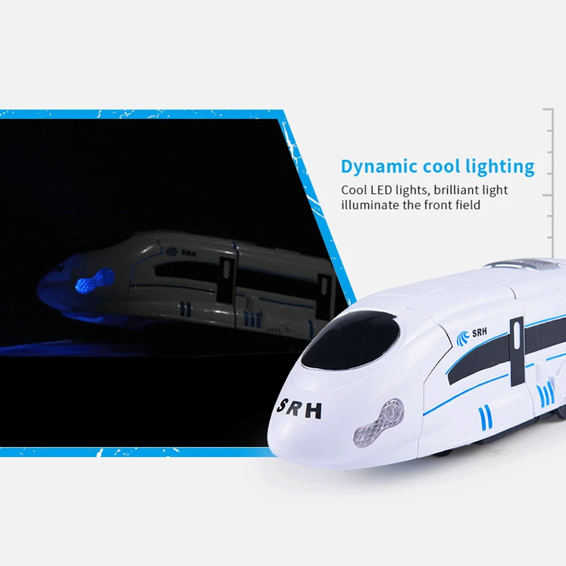 Горячая Распродажа Электрический трансформирующий поезд игрушка робот Детская