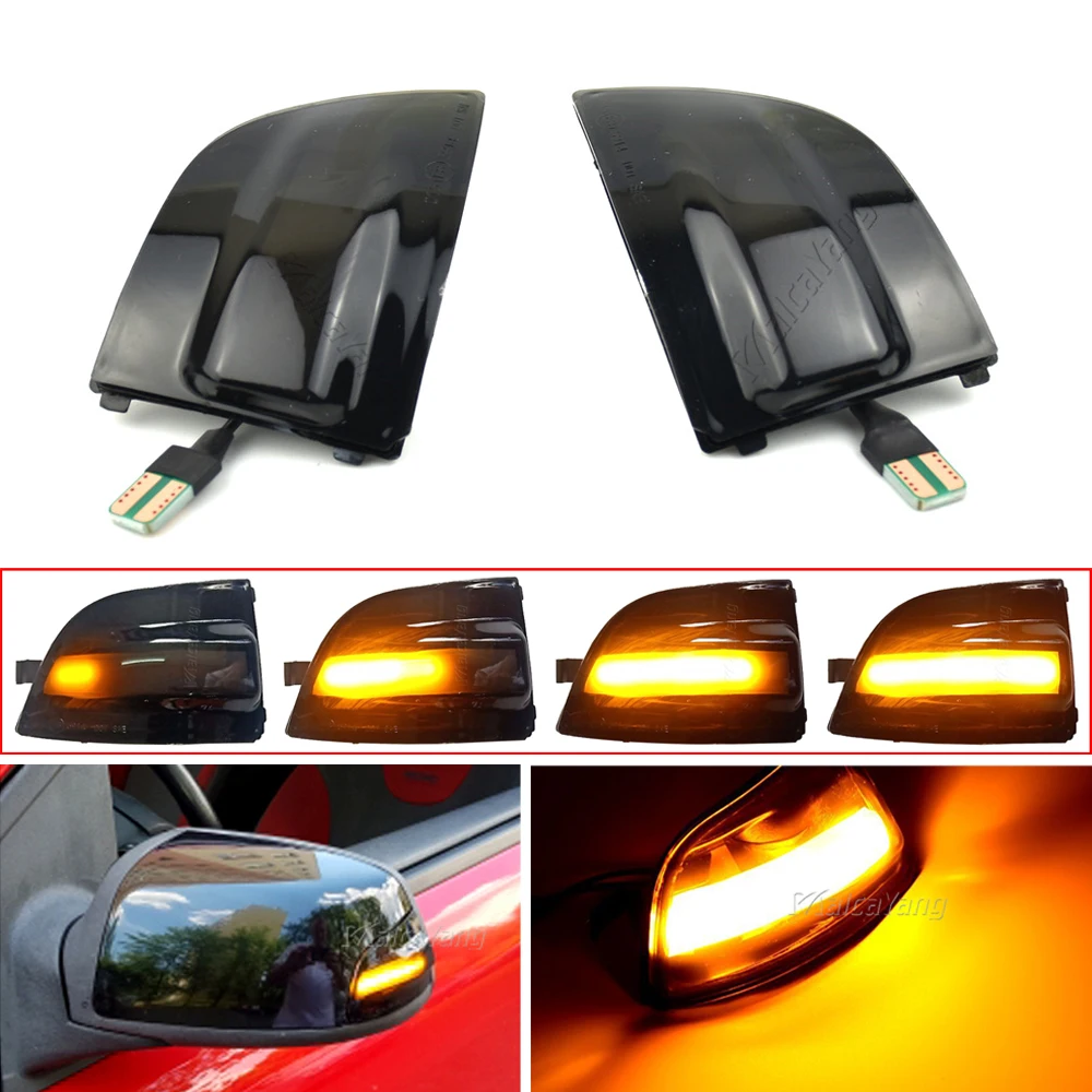 

Flowing Water Blinker Side Rear-view Mirror LED Dynamic Turn Signal Light For Ford Focus 2 C-MAX 2003-2007