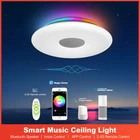 Потолочный светильник Bunpeon, управление через приложение, регулировка яркости и цвета, Wi-Fi, bluetooth динамик, потолочная лампа для кухни, спальни