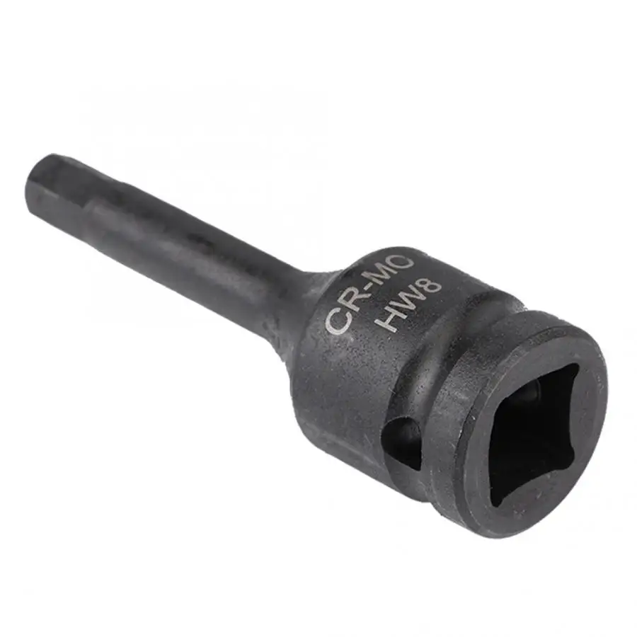 

9pcs Impact Socket Bits R5-6-7-8-9-10-12-13-14 Cr-Mo 1/2 Dr 75mmL Ratchet Screwdriver Bit Socket Set Tools with Case