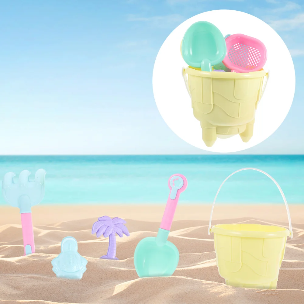 

1 Set 9pcs Sand-Excavating Tools Kids Funny Beach Sand Toys (Random Color)