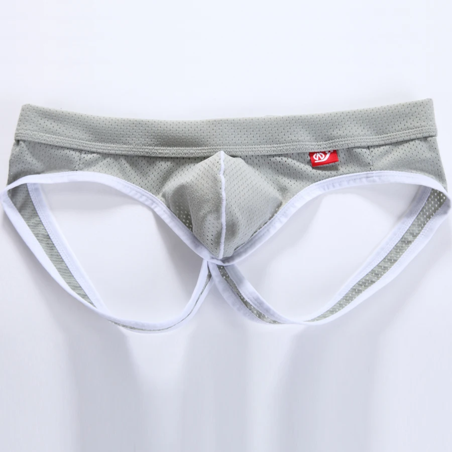 Мужские трусы нижнее белье сетчатые Qucik dry сексуальные Jockstrap мужские Слип Homme
