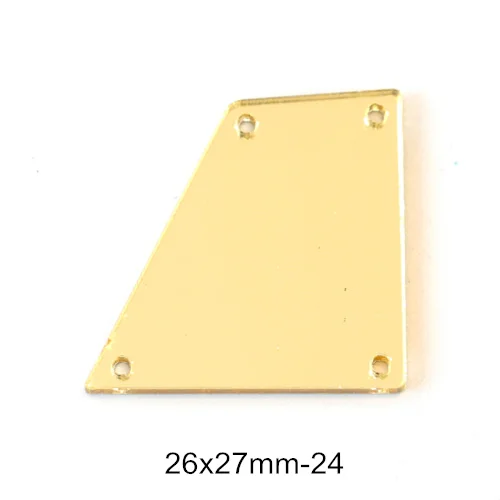 26x27mm-P25 50 шт. акриловое зеркало пришивные стразы акриловые Пришивные зеркала нерегулярные шампанское пришивные камни аксессуары для платья F0021 - Цвет: 26x27mm-P25