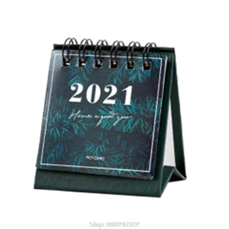 

2021 Star Series Mini desktop paper landscape calendar two day plan desk planner annual Organizer N02 20 Dropship