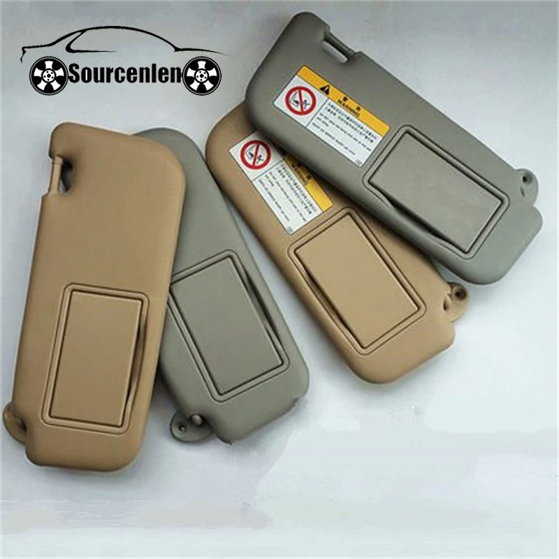 Автомобильные аксессуары Серый Бежевый солнцезащитный козырек с зеркалом для