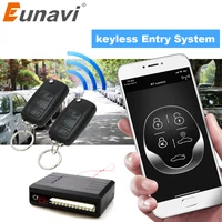 eunavi universal car alarm system auto door remote central control lock locking smart mobile phone control keyless