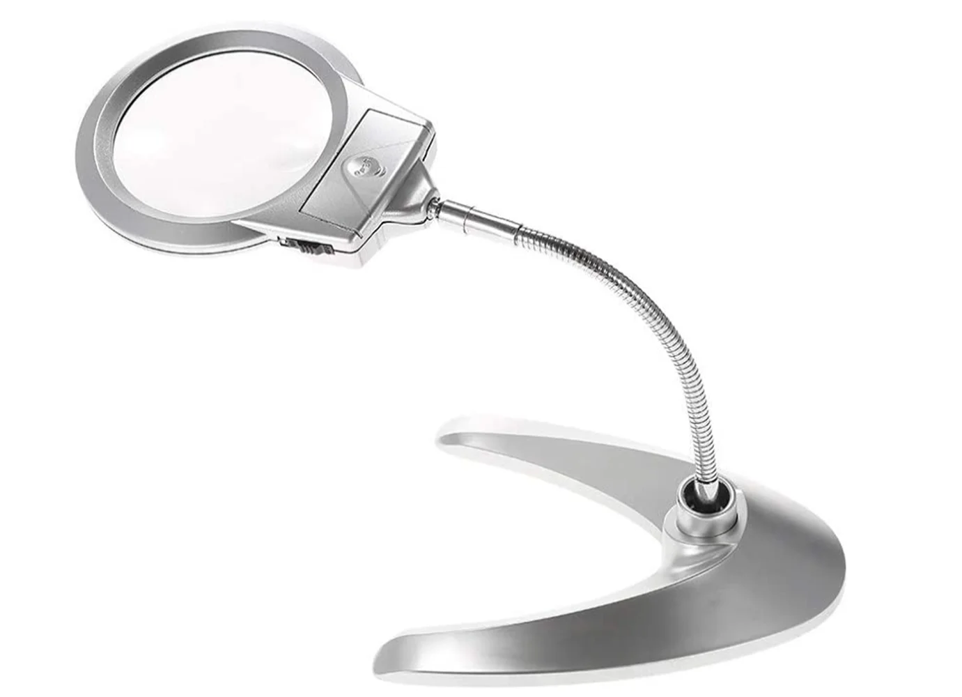 Увеличительное стекло 6X многофункциональная настольная лампа гибкая лупа