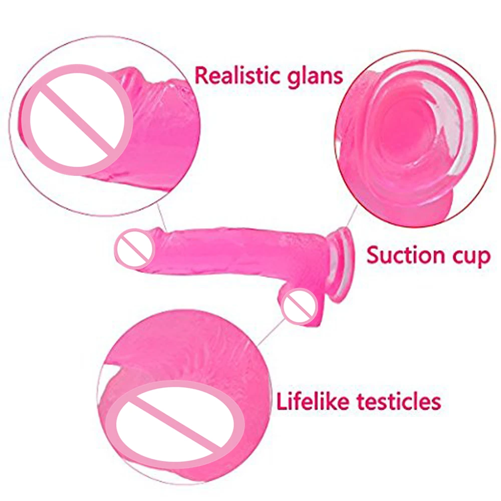 Реалистичный фаллоимитатор S/M/L Женский мастурбатор для стимуляции точки G