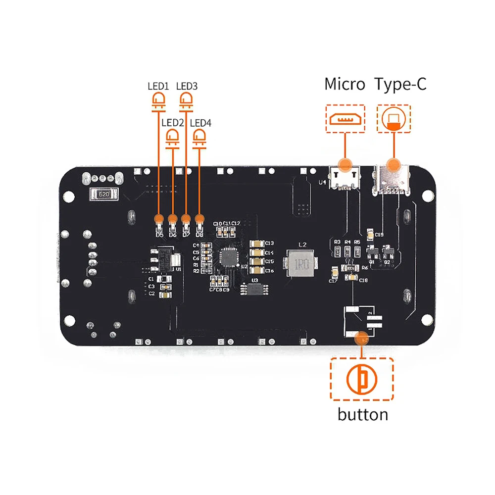 ESP8266 ESP32 Dual 5V And 3.3V Output 4.5V-5.5V Rechargeable 16340 Lithium Battery Charger Shielding Module USB For Arduino | Инструменты