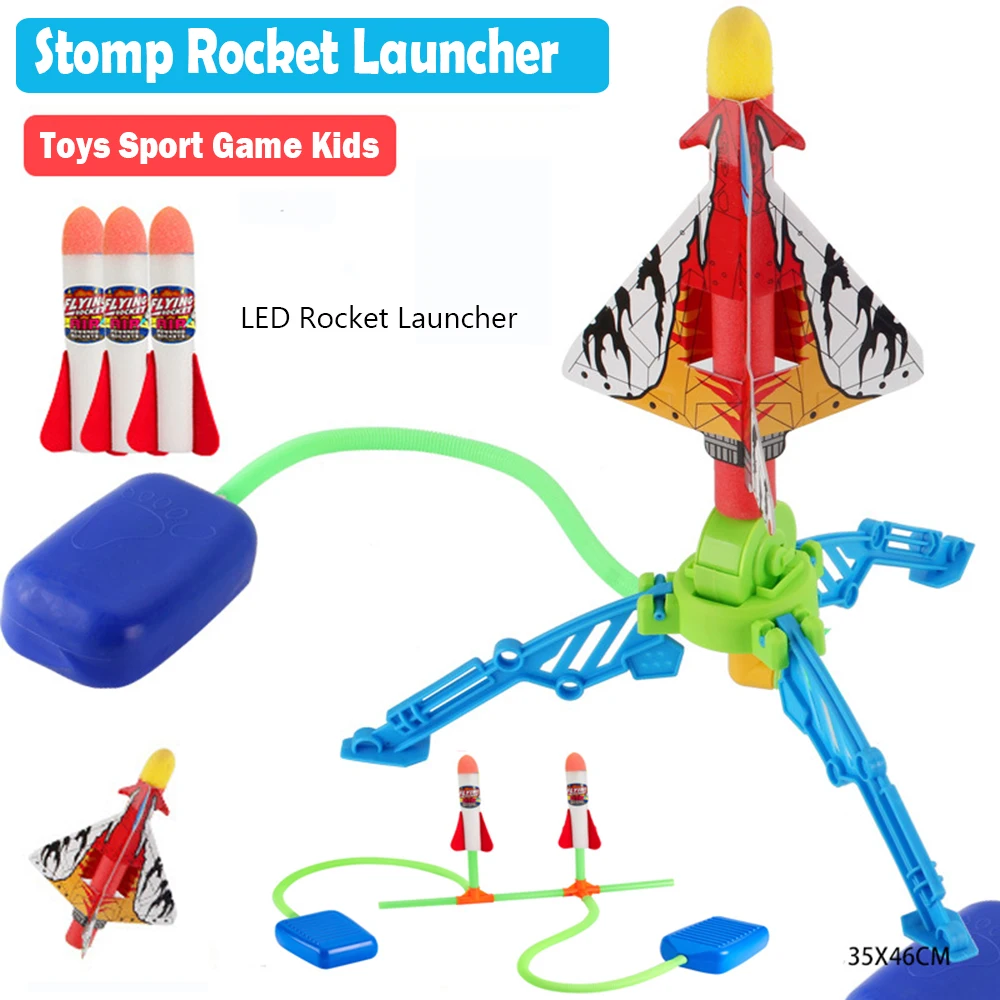 Шаговый насос для прыжков Stomp Rocket Air Power регулируемый пусковой механизм садовых