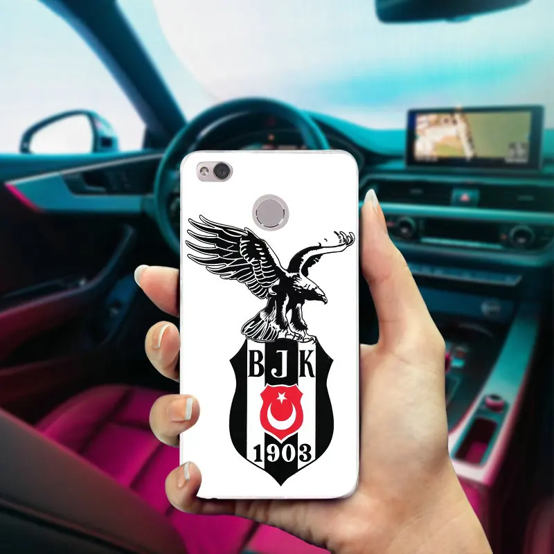 Футбольная команда Besiktas Jk мягкие чехлы для мобильных телефонов из ТПУ Xiaomi Redmi Mi Note