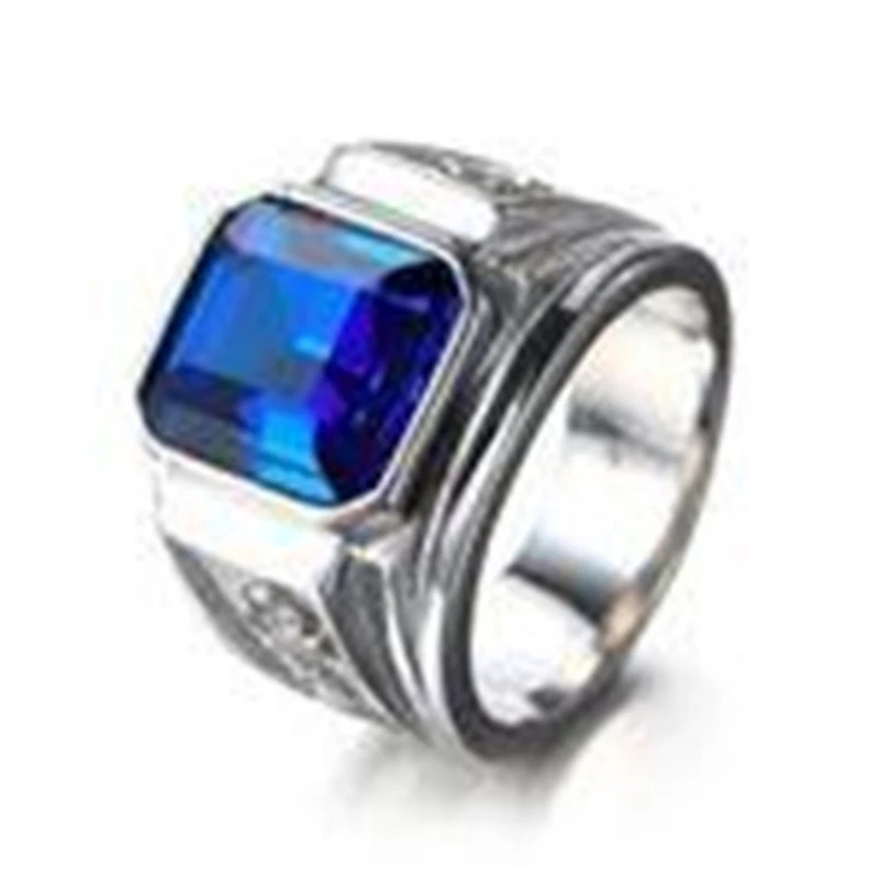

Atmospheric luxury men's and women's general wedding large zircon ring dance party Valentine's day gift jewelry wholesale
