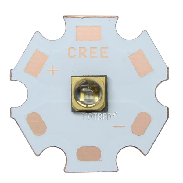1 Вт 265nm UVC светодиодный светильник для УФ дезинфекции медицинского оборудования 275nm SMD4545 глубокий Ультрафиолетовый LG Чип 5-9 В 150 мА из Кореи - Испускаемый цвет: With 20mm Copper PCB