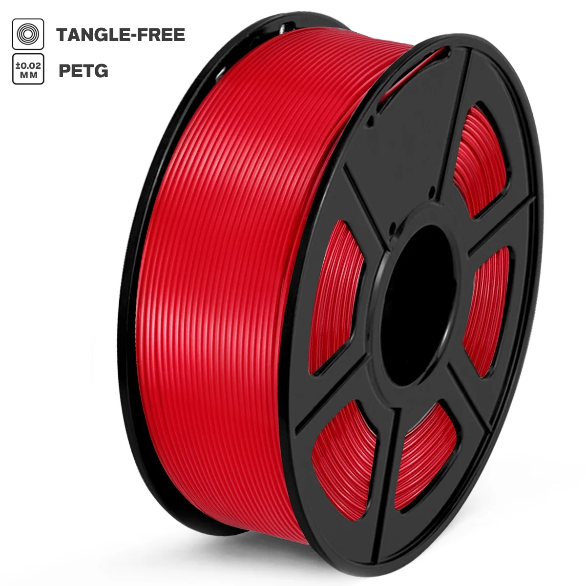 

PETG Filament 1kg High Strength Translucent 1.75mm Tolerance +/-0.02mm 100% No Bubble Good Toughness FDM 3D Printer Material