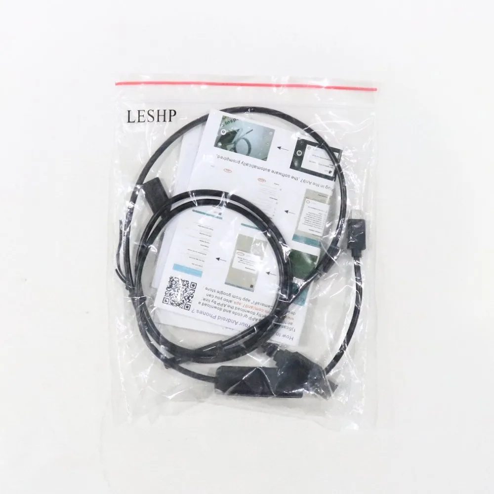 

6LED 1/1.5/2/3.5/5M 5.5mm Lens Endoscope Waterproof IP67 Inspection Borescope for Android PC Mini Camera 6 LED Light USB
