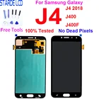 ЖК-дисплей 5,5 дюйма для Samsung Galaxy J4, J400, J400F, J400H, J400GDS, ЖК-дисплей, сенсорный экран, дигитайзер в сборе, замена OLED