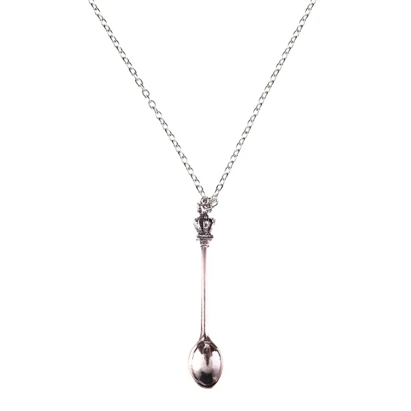 Корона мини чайная ложка классическое Королевское Алиса нюхательное ожерелье