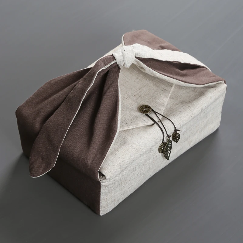 

Льняная дорожная сумка для чая Realikeasy LA447