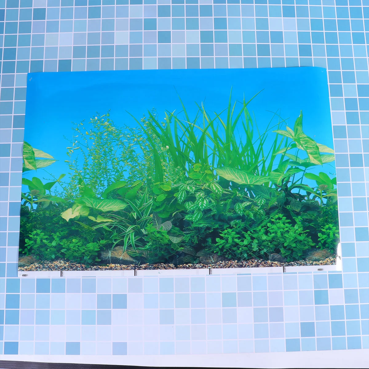 

30x42 см трехмерная декоративная наклейка, двухсторонняя стеклянная наклейка, аксессуары для аквариума, аквариума (стиль