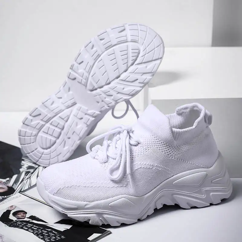 

Latest Running Shoes Women Femme Red Sports Shoes Without Laces White Sneakers Snicker Women Sport Sneakers Half Tennis Size 5