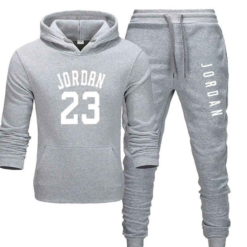 

Brand Clothing Men's Sets Two Pieces Casual Sweatshirts Cotton Men Tracksuit Hoodies+ Pants Sport Shirts Autumn Winter Set