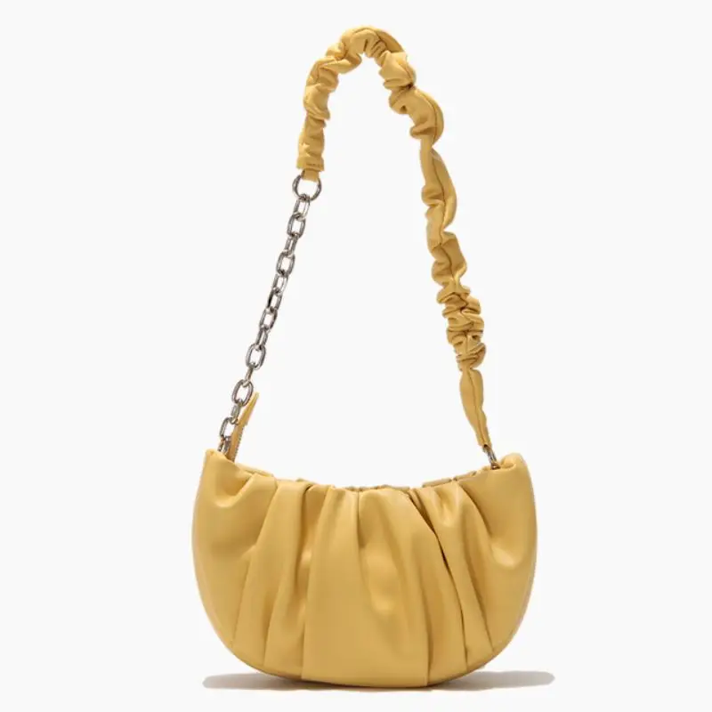 

Coolcept 2021 New Fashion Women Armpit Bag Pu Leather Patchwork Commute Casual Women Single Shoulder Bag For Summer Baguette