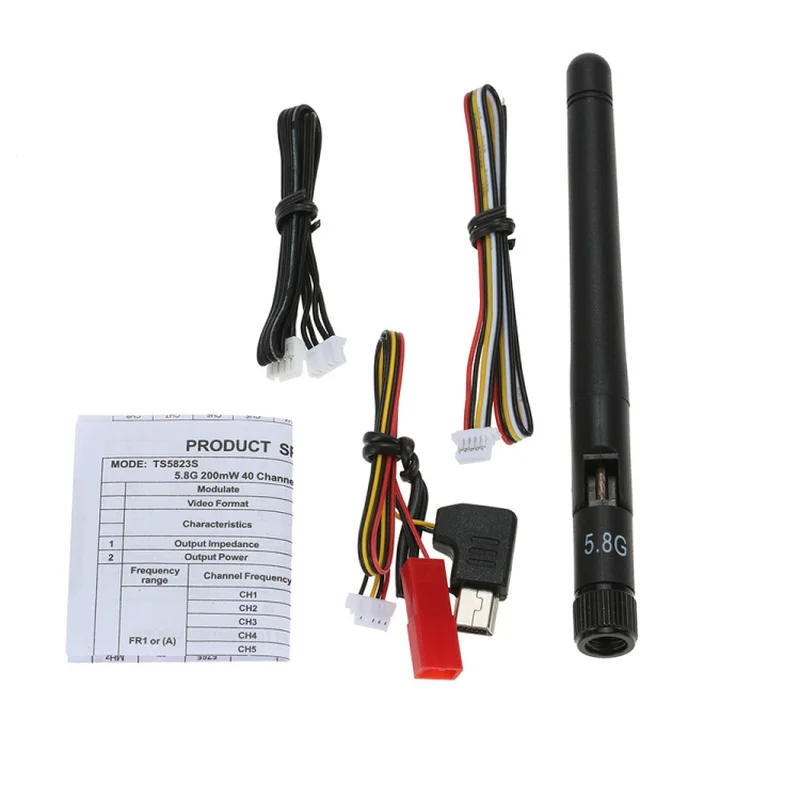 TS5823S 5 8G 200mW передача изображения 40CH Беспроводная Телеметрия аудио Vidio A/V