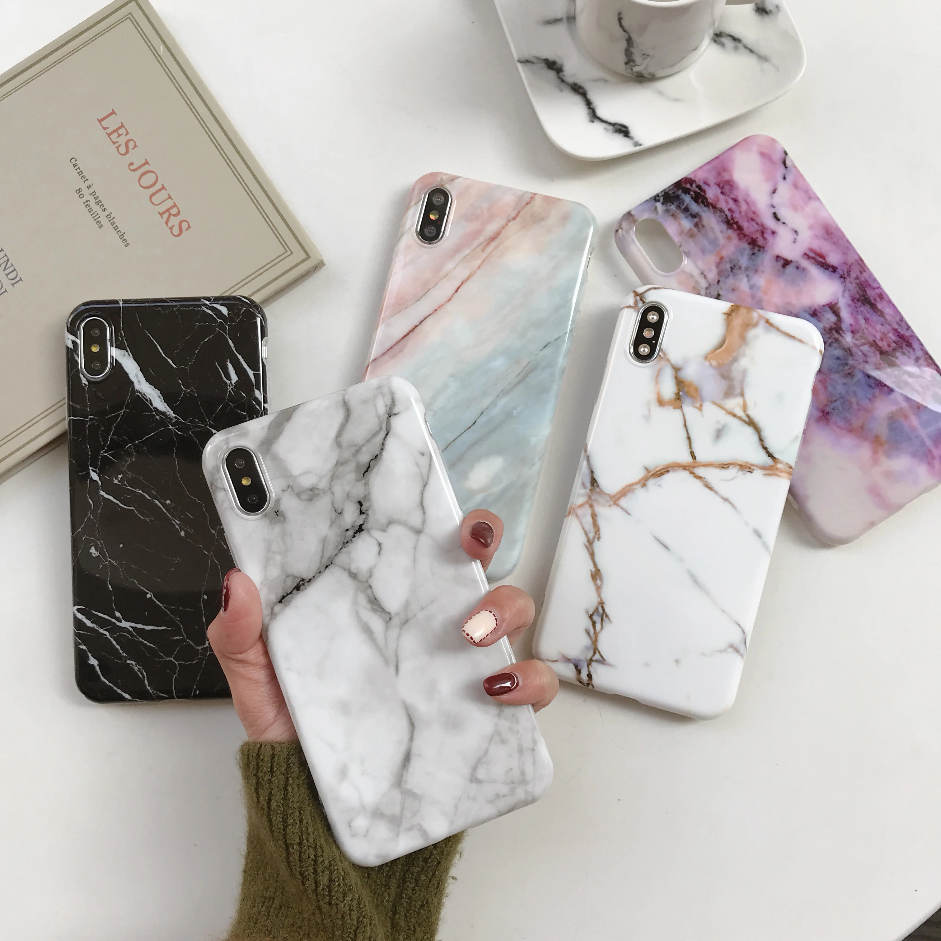 Мраморный чехол X для iphone XS Max мягкий чехол-накладка из ТПУ XR 8 7 6 6S Plus телефона |