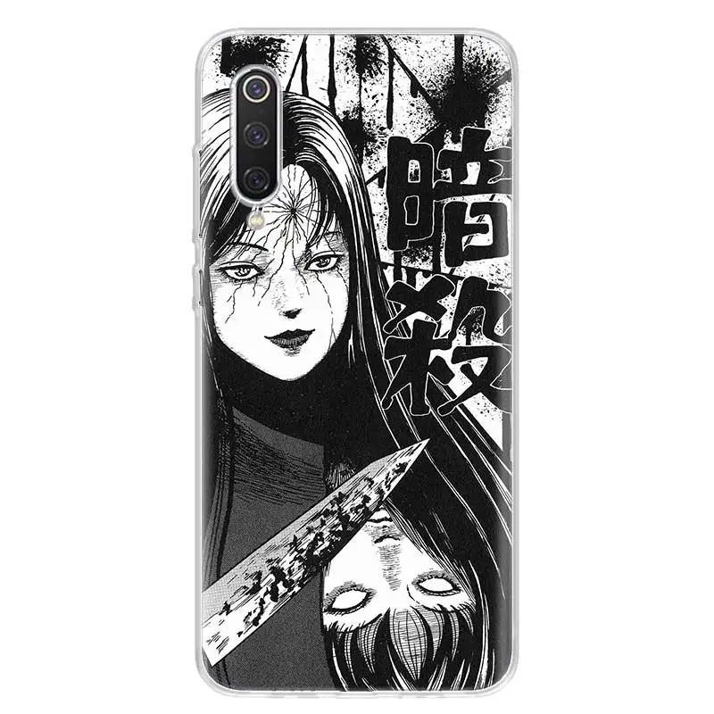 junji ito terror horror anime phone case for xiaomi redmi note 10 10s 9 9s 8 8t 11t 11 pro 11s 9a 9c 9t 7 8a 7a fashion cover free global shipping