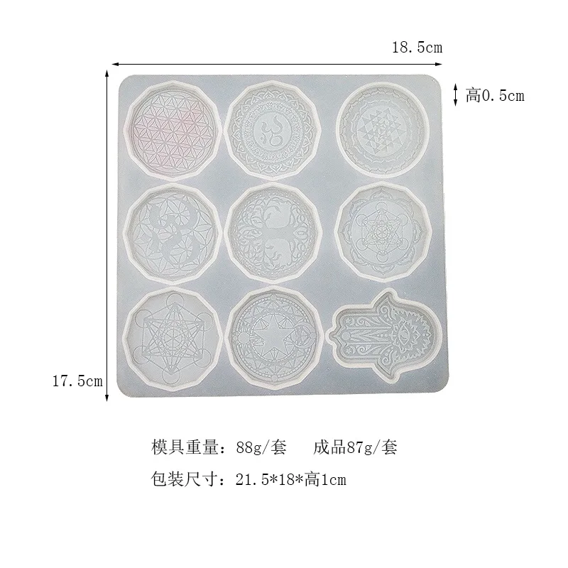 Сделай сам с украшением в виде кристаллов эпоксидная смола форма кулон цветок