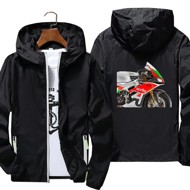 

2021 jackets for men rsv4 Aprilia Windbreaker jacket Reflective Skin Sun Spring Autumn brand jacket printing