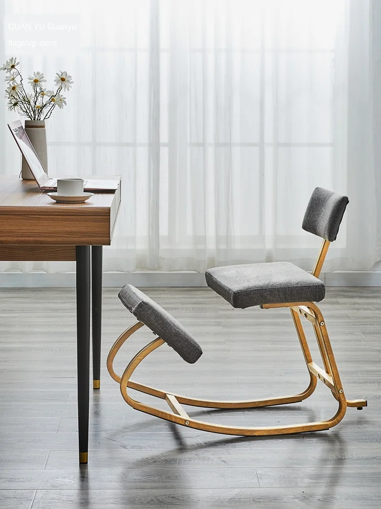 Высококачественное железное кресло с защитой от близорукости верблюжьей кожи