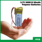 50 мАч 3,7 в 360819 литий-полимерный литий-ионный аккумулятор для Mp3 MP4 MP5 GPS мобильный динамик наушники по bluetooth
