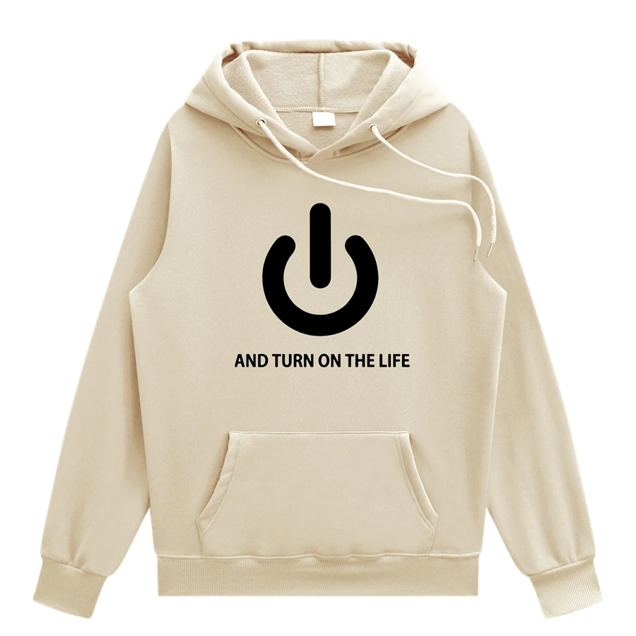 

Street Harajuku 15-color HOODIE Oversized Hoodie Animation Customized Shutdown Button Men and Women Couples Same Style