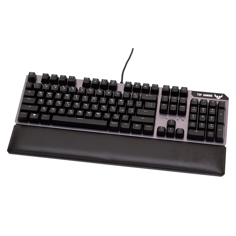 ASUS TUF Gaming K7 чёрная Игровая клавиатура (TUF Linear Optical Mech switch RGB подсветка IP56 USB 90MP0191