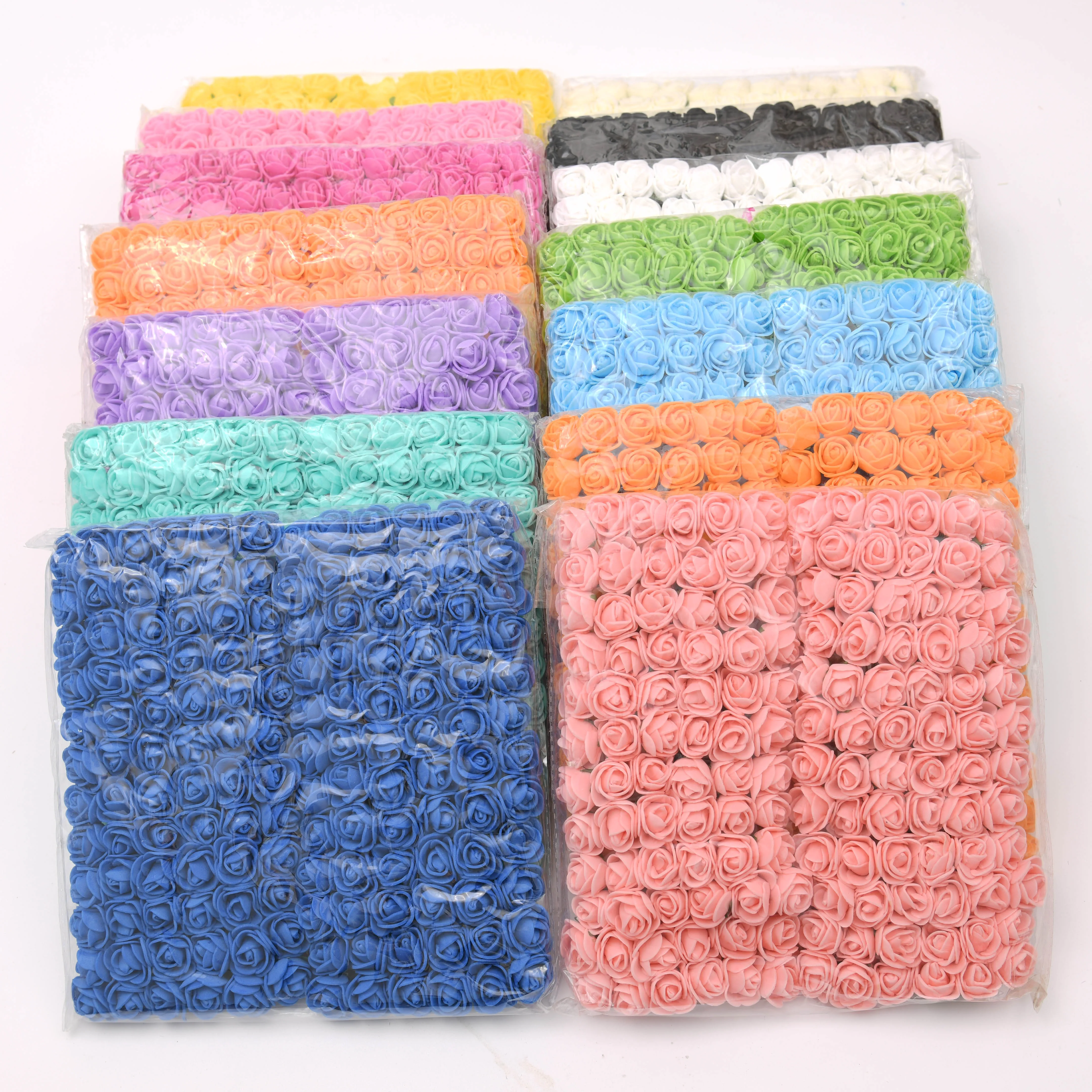 

Искусственные цветы розы из пены 144, свадебное оформление букета шт./12 шт., 2 см