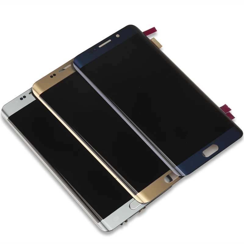 100% Оригинальный Super AMOLED ЖК-дисплей для SAMSUNG Galaxy s6 edge plus дисплей G928 G928F сенсорный