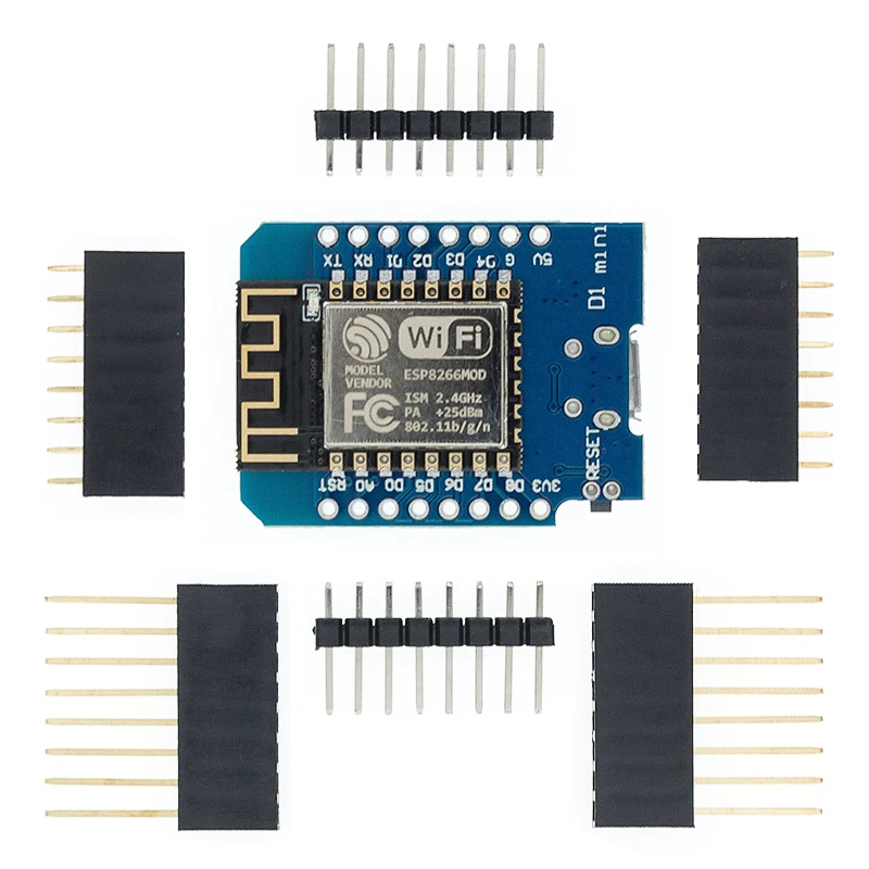 

ESP8266 ESP-12 ESP-12F CH340G CH340 V2 USB WeMos D1 Mini WIFI Development Board D1 Mini NodeMCU Lua IOT Board 3.3V With Pins