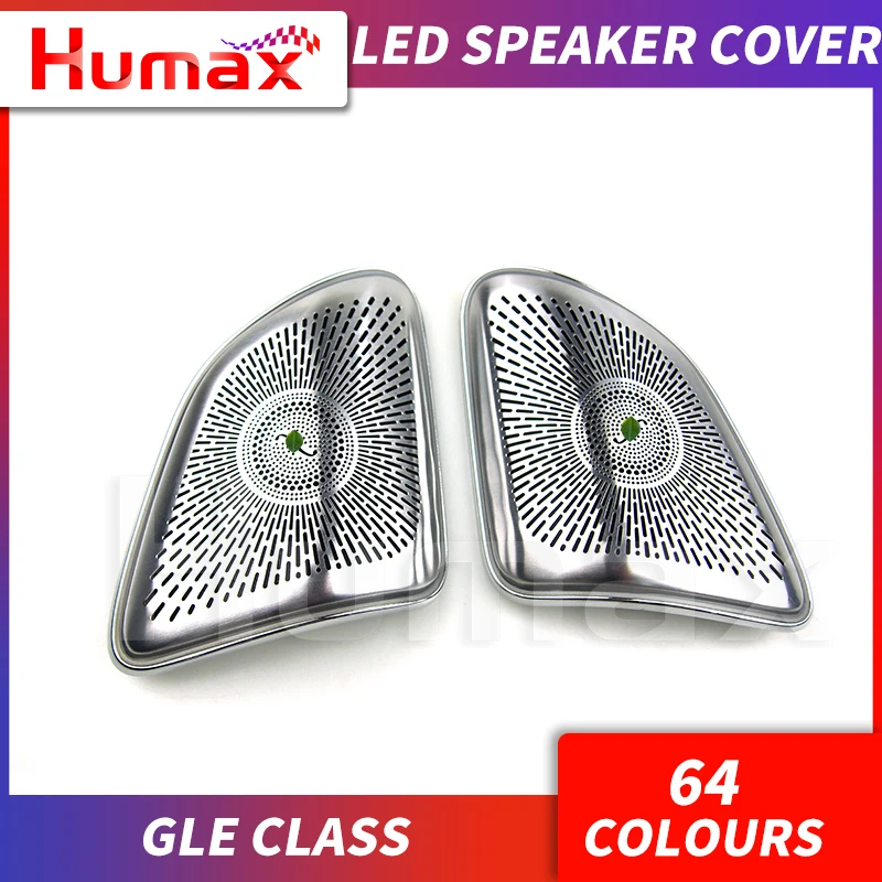 

64 colours stainless steel 3D speaker cover synchronized with ambient light For GLE class W167 year 2020 plug and play