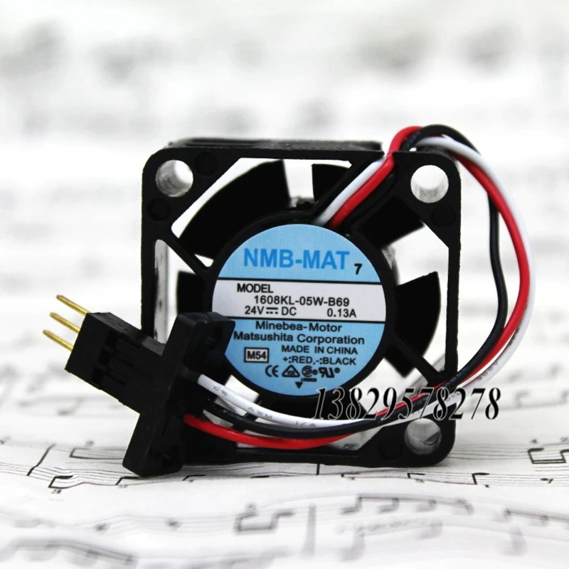 Новый оригинальный инверторный вентилятор NMB 1608KL-05W-B69 0.13A 4020 DC24V с вилкой |
