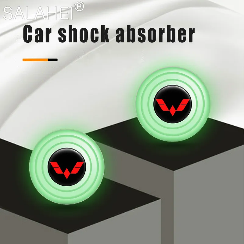 

2PC/4PC Luminous Car Door Shock Absorber Soundproof Buffer Sticker For Wuling Hongguang Plus S S1 S3 730 Auto Styling Accessorie